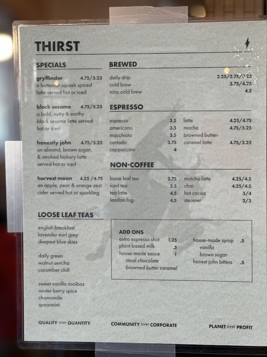 Publik Coffee Roasters Menu - Image 3