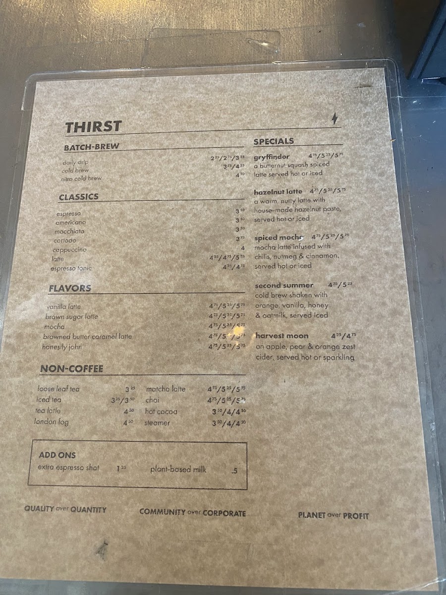 Publik Coffee Roasters Menu - Image 4